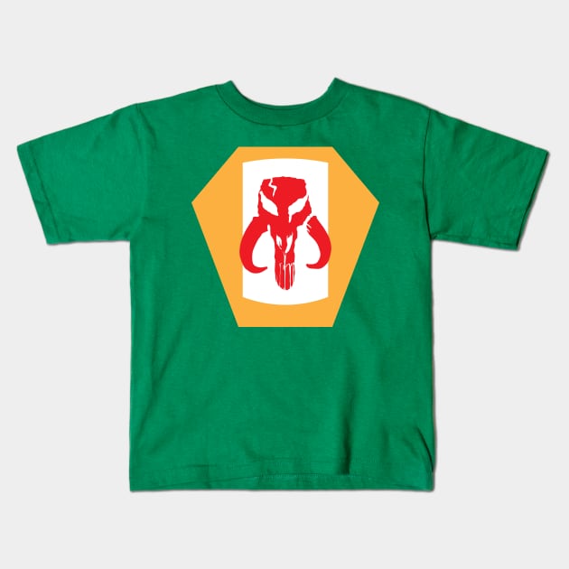 F Mythosaur Kids T-Shirt by rick27red